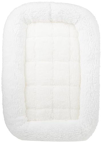 Midwest Homes for Pets 40818-F Hundebett für Hundetrage- und Reisebox, für 48,26 cm große Kunststoff-Hundeboxen, für Zwerghunderassen und kleine Katzen, weiß von MidWest Homes for Pets