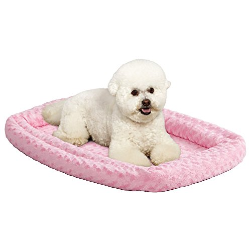 MidWest Homes for Pets Modell 40322-PS Haustierkissen, 56 cm, Fleece-Hunde-/Katzenbett, bequemes Polster, ideal für kleine Hunderassen, für 56 cm große Boxen, waschmaschinen-/trocknergeeignet, rosa MidWest Homes for Pets Modell 40322-PS Haustierkissen, 56 cm, Fleece-Hunde-/Katzenbett, bequemes Polster, ideal für kleine Hunderassen, für 56 cm große Boxen, waschmaschinen-/trocknergeeignet, rosa von MidWest Homes for Pets