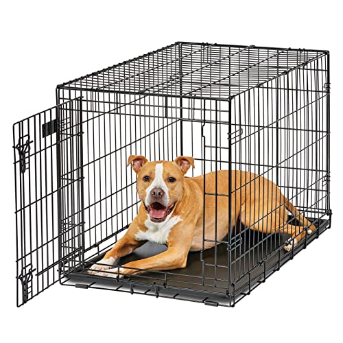 MidWest Homes for Pets Life Stages Modell 1636U Hundebox, mittelgroß, Einzeltür, faltbar, Metall, 91 cm lang, mit Trenneinsatz, Bodenschutz, auslaufsicherer Wanne, schwarz MidWest Homes for Pets Life Stages Modell 1636U Hundebox, mittelgroß, Einzeltür, faltbar, Metall, 91 cm lang, mit Trenneinsatz, Bodenschutz, auslaufsicherer Wanne, schwarz von MidWest Homes for Pets