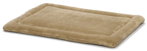 MidWest Homes for Pets Deluxe Modell 40624-TP Haustierbett für Hund/Katze, Mikrofrottee, 61 cm lang, taupe von MidWest Homes for Pets
