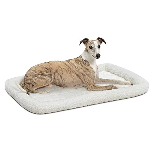 MidWest Homes for Pets Modell 40236 Haustierbett für Hund, 91 cm lang, Fleece, bequemes Polster, passend für 91 cm lange Hundebox, pflegeleicht, maschinenwaschbar und trocknergeeignet, weiß MidWest Homes for Pets Modell 40236 Haustierbett für Hund, 91 cm lang, Fleece, bequemes Polster, passend für 91 cm lange Hundebox, pflegeleicht, maschinenwaschbar und trocknergeeignet, weiß von MidWest Homes for Pets