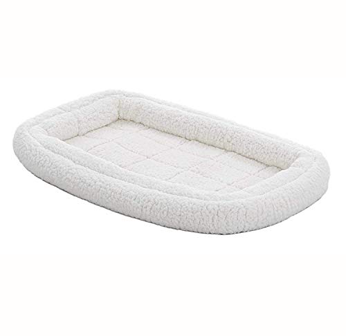 MidWest Homes for Pets Modell 40322-FS Haustierkissen, 56 cm, Fleece-Hunde-/Katzenbett, bequemes Polster, ideal für kleine Hunderassen, für 56 cm große Boxen, waschmaschinen-/trocknergeeignet, weiß MidWest Homes for Pets Modell 40322-FS Haustierkissen, 56 cm, Fleece-Hunde-/Katzenbett, bequemes Polster, ideal für kleine Hunderassen, für 56 cm große Boxen, waschmaschinen-/trocknergeeignet, weiß von MidWest Homes for Pets