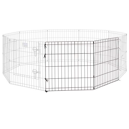 MidWest Homes for Pets Universal Pet Playpen 2-Panel Extension Kit | Fits Metal 24-Inch Dog Pens | Kit Measures 24H x 47.50W Inches| Includes 4 Thumb Snaps, 2 Ground Stakes von MidWest Homes for Pets