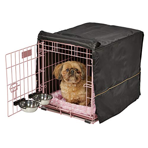 MidWest Homes for Pets iCrate 1522SS-KIT Hundebox-Set, mit ca. 58 cm langer Hundebox mit Einzeltür, Haustierbett, 2 Schüsseln und Box-Abdeckung, Trenneinsatz und patentierten Funktionen, rosa MidWest Homes for Pets iCrate 1522SS-KIT Hundebox-Set, mit ca. 58 cm langer Hundebox mit Einzeltür, Haustierbett, 2 Schüsseln und Box-Abdeckung, Trenneinsatz und patentierten Funktionen, rosa von MidWest Homes for Pets