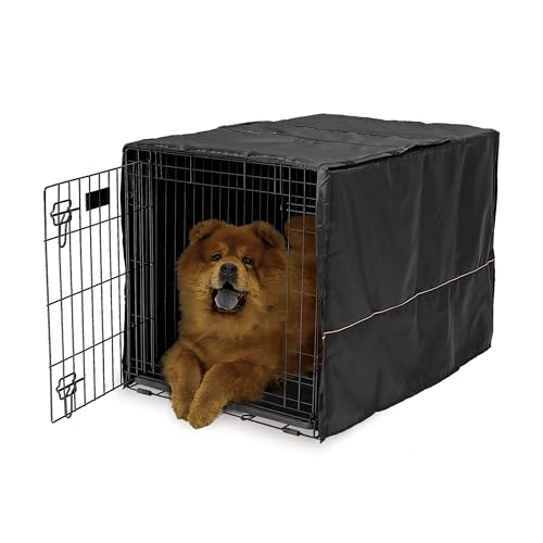 MidWest Homes for Pets CVR-36 Hundebox-Abdeckung, Stoff mit Teflonschutz, Sichtschutz für 91 cm lange Hundeboxen von MidWest und New World, maschinenwaschbar und trocknergeeignet von MidWest Homes for Pets