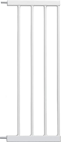 Midwest Homes for Pets 2929SW-GL-11 Erweiterung für Haustier-Absperrgitter, 28 cm breit, für ca. 73,5 cm hohes Absperrgitter, mit „Safety Glow“-Nachtlicht nur am Rahmen, sanft-weiß von MidWest Homes for Pets