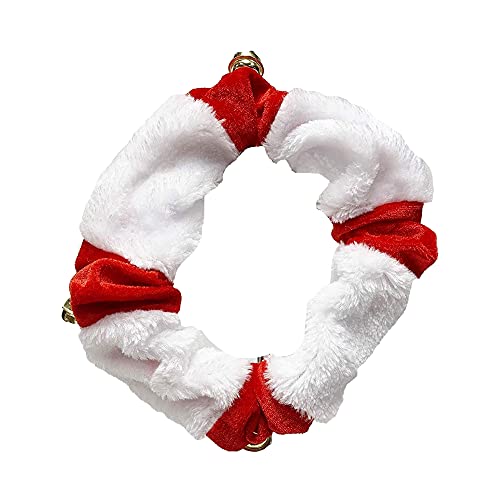 Midlee Hundehalsband, Weihnachtsglocke, Rot/Weiß, Small von Midlee
