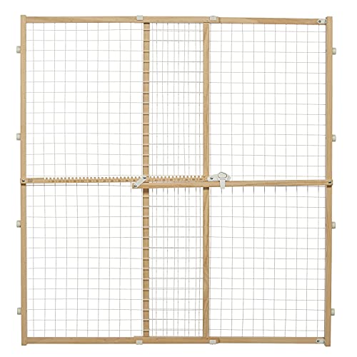 MidWest Homes for Pets Modell 2944WWM-2 Haustier-Absperrgitter, Sicherheitstor, 112 cm hoch, ausziehbar von 74–127 cm Breite, groß, Holz MidWest Homes for Pets Modell 2944WWM-2 Haustier-Absperrgitter, Sicherheitstor, 112 cm hoch, ausziehbar von 74–127 cm Breite, groß, Holz von MidWest Homes for Pets