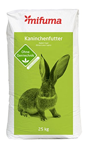 MIFUMA Nagerfutter BASIS Pellets für Zwergkaninchen 25kg von mifuma