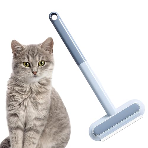 MigWoo Pet Hair Remover Katzenhaarentferner Mit Langem Griff | 3-in-1 Multifunktions-Fusselrolle Für Tierhaare | Waschbar & Wiederverwendbar | Für Sofa, Auto, Bett, Teppich & Kleidung von MigWoo