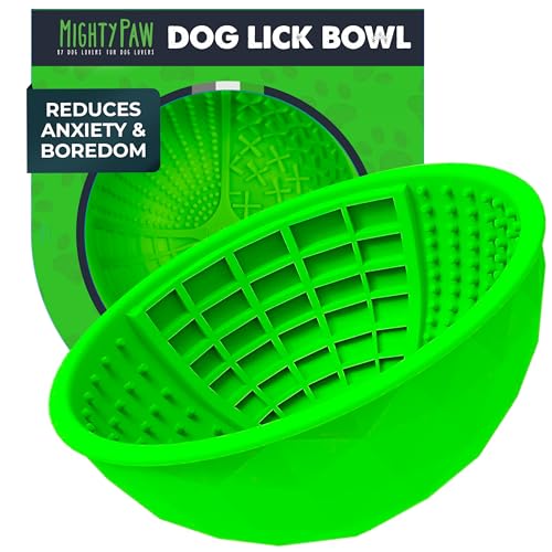Mighty Paw Hundenapf - Fressnapf für Hunde - Interaktiver Langsamfresser-Puzzle Napf für Angst - Futternapf Hund - Napf Hund - Unterstützt die orale Gesundheit - Spülmaschinenfest - BPA-freies Silikon Mighty Paw Hundenapf - Fressnapf für Hunde - Interaktiver Langsamfresser-Puzzle Napf für Angst - Futternapf Hund - Napf Hund - Unterstützt die orale Gesundheit - Spülmaschinenfest - BPA-freies Silikon von Mighty Paw
