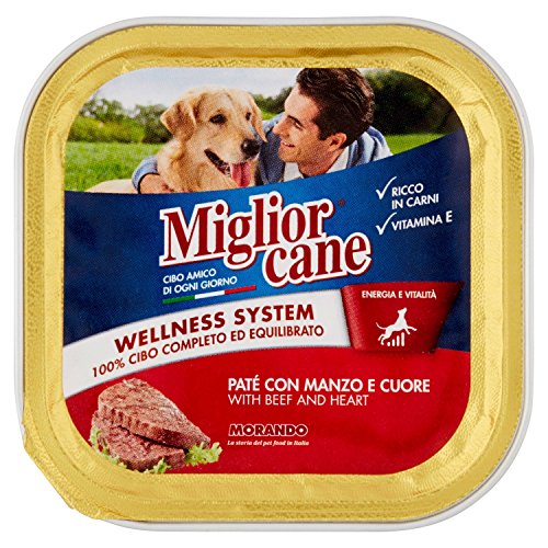 Miglior Cane - Hundefutter mit Rindfleisch und Herz - 22 Stück à 150 g [3300 g] von Miglior Cane