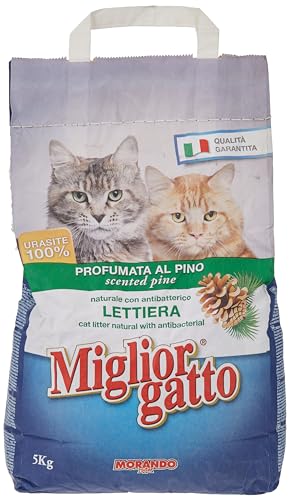 Miglior Gatto Bessere Katzenkatze Hygienica Naturalduft Al Pino 5er Pack Kilogram von Miglior Cane