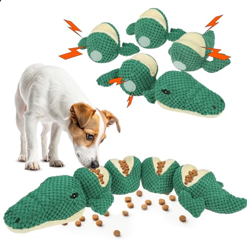 Mihachi Hundeanreicherungsspielzeug, Schnüffelspielzeug für kleine mittelgroße Hunde, abnehmbare Hundepuzzles Quietschendes Schnüffelinteraktives Spielzeug für Futtersuchtraining, Langeweile und Mihachi Hundeanreicherungsspielzeug, Schnüffelspielzeug für kleine mittelgroße Hunde, abnehmbare Hundepuzzles Quietschendes Schnüffelinteraktives Spielzeug für Futtersuchtraining, Langeweile und von Mihachi