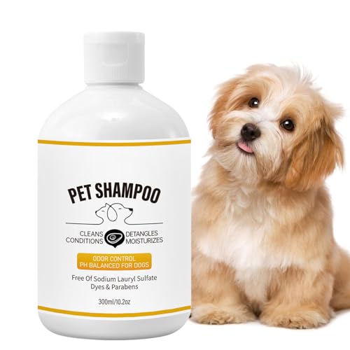Mihauuke Haustiershampoo für Hunde,Shampoo für Hunde | Haustiershampoo Hundeshampoo,Natürliches Haustier-Shampoo zur Linderung juckender Haut, geruchsbeseitigendes Duschgel, Hundebad-Shampoo für Hunde von Mihauuke