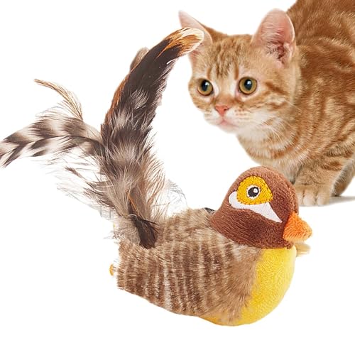 Simulierter zwitschernder Vogel, Zwitschernder Vogel Katzenspielzeug, Vogelspielzeug für Katzen,Elektronisches Spielzeug für Hunde und Katzen,Interaktives Plüsch Katzenspielzeug,Lebensechte Geräusche Simulierter zwitschernder Vogel, Zwitschernder Vogel Katzenspielzeug, Vogelspielzeug für Katzen,Elektronisches Spielzeug für Hunde und Katzen,Interaktives Plüsch Katzenspielzeug,Lebensechte Geräusche von Mihauuke