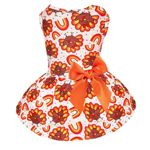 Thanksgiving-Day-Hundekostüm, 100 % Baumwolle, für kleine Jungen und Mädchen, Welpen, Hundekleid, Katzen-Outfits Thanksgiving-Day-Hundekostüm, 100 % Baumwolle, für kleine Jungen und Mädchen, Welpen, Hundekleid, Katzen-Outfits von Miiemiu