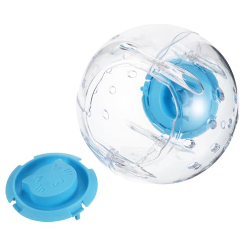 Mikikit 1 Satz Hamster Laufball Laufendes Hamsterrad Hamsterbälle Hamster-laufball Hamster Läuft Bälle Rattenrad Laufrad Für Hamster Interaktives Hamsterspielzeug Plastik Sky-Blue von Mikikit