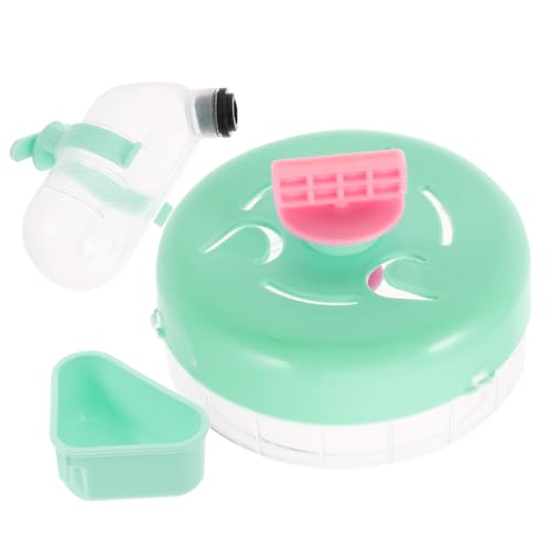 Mikikit 1 Satz Hamster-laufrad-trinkbrunnen Futterspender Automatisch Käfig Wassernapf Hängend Hundefutter Kleiner Wassernapfspender Für Ratte Tank Abs Light Green Mikikit 1 Satz Hamster-laufrad-trinkbrunnen Futterspender Automatisch Käfig Wassernapf Hängend Hundefutter Kleiner Wassernapfspender Für Ratte Tank Abs Light Green von Mikikit