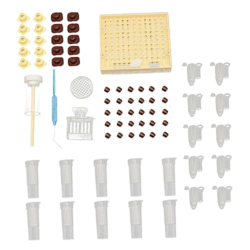 Mikikit 1 Satz König Anzug Bienenbrutkasten Königin Bee Cell Cups-Kit halten Imkerei-Kit Zellbecher Imkerei Werkzeuge Bienenbedarf und -ausrüstung Bienenzubehör Imker-Aufzuchtbecher-Kit Mikikit 1 Satz König Anzug Bienenbrutkasten Königin Bee Cell Cups-Kit halten Imkerei-Kit Zellbecher Imkerei Werkzeuge Bienenbedarf und -ausrüstung Bienenzubehör Imker-Aufzuchtbecher-Kit von Mikikit