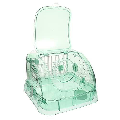 Mikikit Hamsterkäfig Meerschweinchen-behälter Kleiner Haustierkäfig Grünes Acryl-hamsterhaus Atmungsaktives Versteck Linderung Von Langeweile Mikikit Hamsterkäfig Meerschweinchen-behälter Kleiner Haustierkäfig Grünes Acryl-hamsterhaus Atmungsaktives Versteck Linderung Von Langeweile von Mikikit