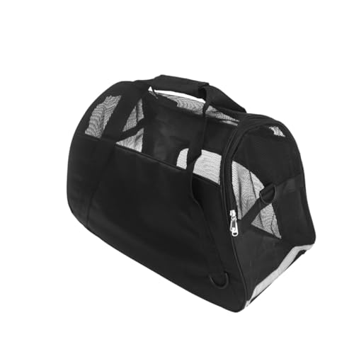 Mikikit 1 Stück Aufbewahrungstasche Für Hunde Hundetasche Träger Groß Welpe Hund Reisetasche Haustiertasche Rucksackträger Für Hunde Reisen Hundetaschen Hund Tragetasche Gehen Black von Mikikit