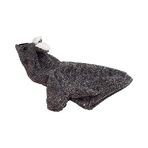 Mikikit 1stück Form Kostüm Für Hunde Lustige Schwarze Hundekleidung XL Für Besondere Anlässe Und Fotoshootings Und Leicht Anzuziehen von Mikikit