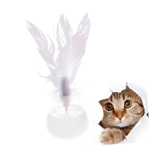 Mikikit 1 Stück Katze Kätzchen Spielspielzeug interaktives Katzen cat Toys Cats Toys Katze interessantes Becherpuppe Trommelkugel Katzenspielzeug von Mikikit