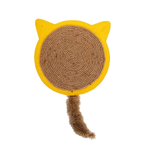 Mikikit 1 Stück Kratzkissen Kratzer Katzen-kratzunterlage Drinnen Kratzen Katzenzubehör Katze Kratzmatte Katzenspielzeug Katzenbedarf Haustierbedarf Yellow Mikikit 1 Stück Kratzkissen Kratzer Katzen-kratzunterlage Drinnen Kratzen Katzenzubehör Katze Kratzmatte Katzenspielzeug Katzenbedarf Haustierbedarf Yellow von Mikikit