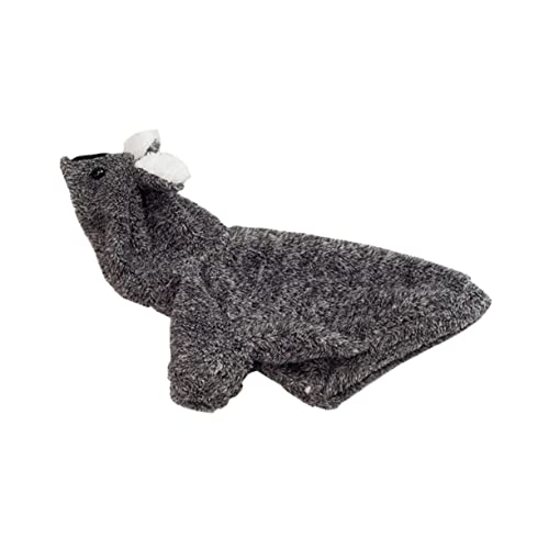 Mikikit 1 Stück Mantel Für Haustier Winterkostüm Für Haustiere Hund Warme Kleidung Hundekleidung Black von Mikikit