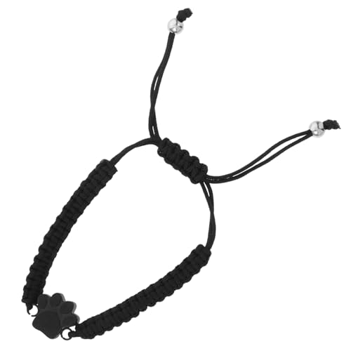 Mikikit 1 Stück Urnenarmband Für Asche: Verstellbares Geflochtenes Seil Für Haustiere – Armband Für Frauen Für Die Asche Von Haustieren von Mikikit