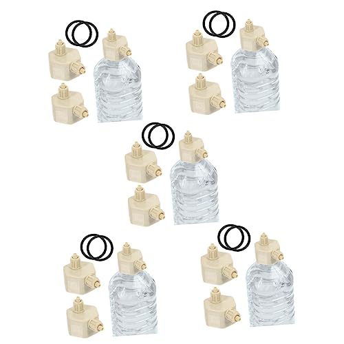 Mikikit CO Flaschenverschluss 10 Stück Schnelle Co2-Flaschenkappe Luftanschlüsse Flaschenaufsätze Aquatainer Co2-Reaktor DIY-Reaktor Flaschenverschluss Aquarium Co2-Flasche Teil Tragbarer von Mikikit