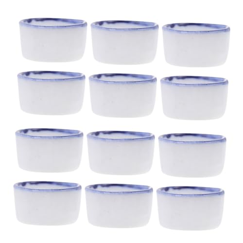 Mikikit 12stücke Keramische Reptilien-wasserschale Für Spinnen Und Skorpione Multispecies Trinkschalen Für Terrarium Leicht Zu Reinigen Langlebige Futternäpfe Und Wassernäpfe Für Haustierb Mikikit 12stücke Keramische Reptilien-wasserschale Für Spinnen Und Skorpione Multispecies Trinkschalen Für Terrarium Leicht Zu Reinigen Langlebige Futternäpfe Und Wassernäpfe Für Haustierb von Mikikit