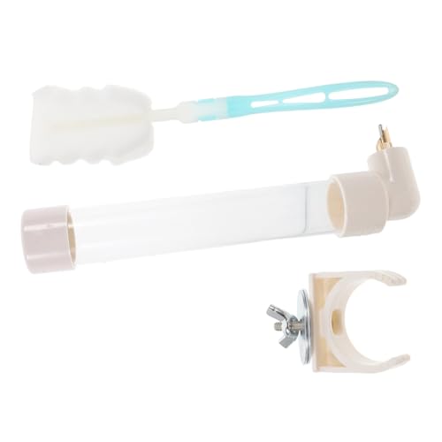 Mikikit 1Satz Automatischer Wasserspender für Haustiere Vogeltrinkflasche für Papageien und Platzsparende Externe Langlebig und Wiederverwendbar für Kleine von Mikikit