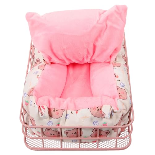 Mikikit Metall Hamster Bett Für Käfig Rattenwinternest Aus Eisen Mit Watte Für Hamster Chinchilla Frettchen Meerschweinchen Als Nest Schlafplatz Mikikit Metall Hamster Bett Für Käfig Rattenwinternest Aus Eisen Mit Watte Für Hamster Chinchilla Frettchen Meerschweinchen Als Nest Schlafplatz von Mikikit