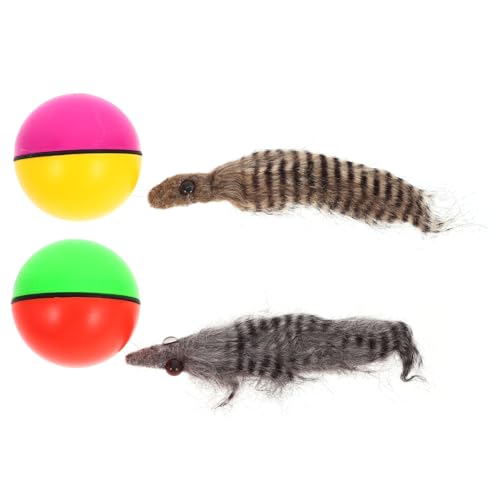 Mikikit 2 Stück Ball für Haustiere elektrisches für Beavers Wassermaus- Spielzeughund Wiesel-Hundespielzeug Welpe Rollende Kugel elektrisches Wieselspielzeug Mikikit 2 Stück Ball für Haustiere elektrisches für Beavers Wassermaus- Spielzeughund Wiesel-Hundespielzeug Welpe Rollende Kugel elektrisches Wieselspielzeug von Mikikit