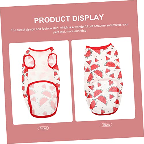 Mikikit 2 Stück Haustierweste Hunde-Outfit Party Haustier Haustierkleidung Hundehemd Kleidung Für Haustiere Haustierkostüm Hundebekleidung Für Kleine Hunde Haustierhemd Polyester von Mikikit