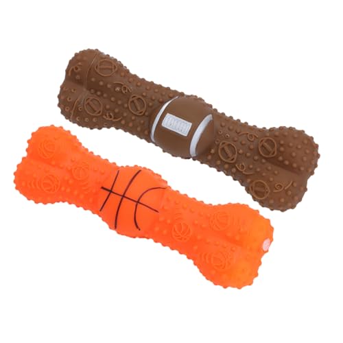 Mikikit 2 Stück Kauspielzeug für Welpen Hund anregend kichern quietschend klein interaktives knete Haustierspielzeug Haustier Geräuschspielzeug für Haustiere Mikikit 2 Stück Kauspielzeug für Welpen Hund anregend kichern quietschend klein interaktives knete Haustierspielzeug Haustier Geräuschspielzeug für Haustiere von Mikikit
