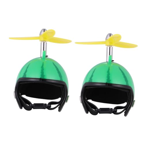 Mikikit 2 Stück Kreative Neue Heimtierbedarf Lustiger Schutz Hühnerhelm Henne Schutzhelm Vogelhut Kopfbedeckung Geflügel Haustiere Belüfter Henne Helm Hoodies Katzenhelm Haustierhelm von Mikikit