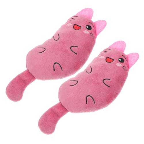 Mikikit 2 Stück Plüsch-Katzenminze- bite Kitten nachsprechende stofftiere Soft Toy Zahnen Katzenminzespielzeug Sisal Katze Katzenminze Plüschtier Plüschspielzeug Rosa Mikikit 2 Stück Plüsch-Katzenminze- bite Kitten nachsprechende stofftiere Soft Toy Zahnen Katzenminzespielzeug Sisal Katze Katzenminze Plüschtier Plüschspielzeug Rosa von Mikikit