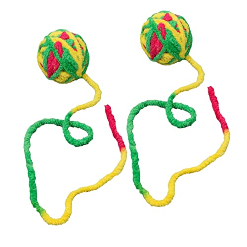 Mikikit 2stücke Interaktive Katzen-spielzeugbälle Kau Und Spielball Für Katzen Für Spielerische Beschäftigung Und Zahnpflege Zufällige Farbe Mikikit 2stücke Interaktive Katzen-spielzeugbälle Kau Und Spielball Für Katzen Für Spielerische Beschäftigung Und Zahnpflege Zufällige Farbe von Mikikit