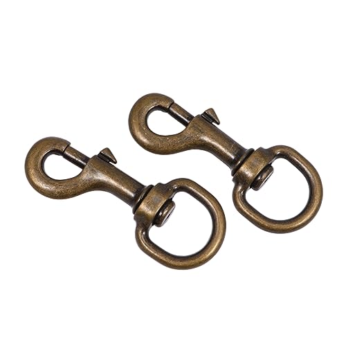 Mikikit 2 Stück Schnalle Für Haustierleine Hund Kabel Binden Hundeleine Schnappt Verstellbares Hundehalsband Mit Goldkette Welpenhalsband Haken Zugseilschnalle Hundeglocke Haustier Glocke von Mikikit