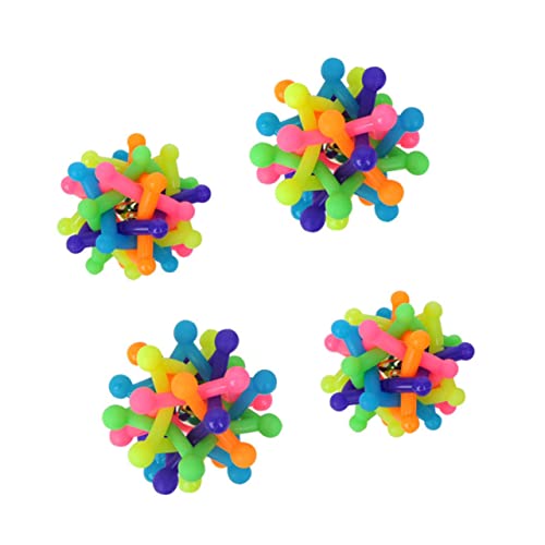 Mikikit 2 Stück für Haustiere Glocke Bälle für Hunde Mittel Hundespielzeug pet Supplies Regenbogenfarbenes Hohlkugel- Haustiermolarspielzeug für Hunde Colorful Mikikit 2 Stück für Haustiere Glocke Bälle für Hunde Mittel Hundespielzeug pet Supplies Regenbogenfarbenes Hohlkugel- Haustiermolarspielzeug für Hunde Colorful von Mikikit