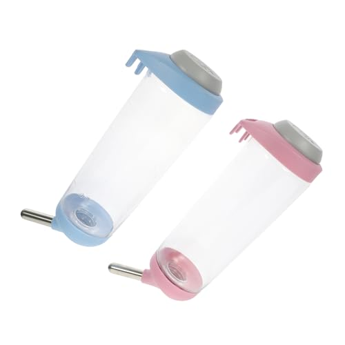Mikikit 2Stücke Haustier Wasserspender Automatischer Wassereinzug für Hundekäfige für Katzen und Kleine Kapazität Design für Reisen von Mikikit