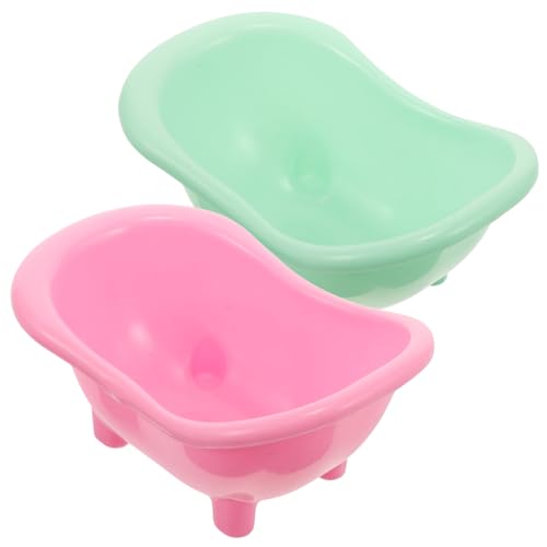 Mikikit 2stücke Vogelbadewanne Für Sittiche Praktische Langlebigem Kunststoff Einfach Zu Reinigen Für Käfige Geeignet Für Papageien Und Kleine Vögel Grün von Mikikit
