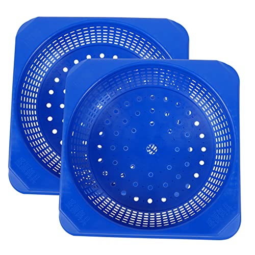 Mikikit 2Stücke Taubennest aus Plastik Wasserdichtes und Stabiles für Vogelzucht Quadratisch Atmungsaktiv für Komfortables Brutverhalten und Sicheres Schlüpfen von Mikikit