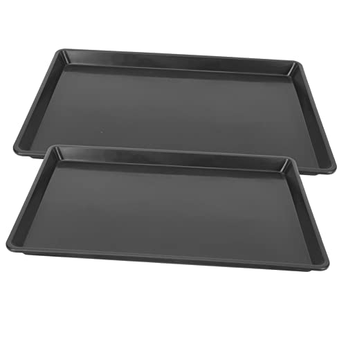 Mikikit 2Stücke Vogelkäfig Bodenschale Langlebige Toilettenschale für Kaninchenkäfige und Hundeboxen zu Reinigen für Training Wohnzimmer und Garten von Mikikit