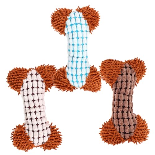 Mikikit 3 Stück Hundes Timme Plüsch Tier Hundespielzeug Aggressive Kauer Welpenspielzeug Kleiner Hundequietscher Leckerli Abgebendes Hundespielzeug Quietschend Hundepuzzle Mikikit 3 Stück Hundes Timme Plüsch Tier Hundespielzeug Aggressive Kauer Welpenspielzeug Kleiner Hundequietscher Leckerli Abgebendes Hundespielzeug Quietschend Hundepuzzle von Mikikit