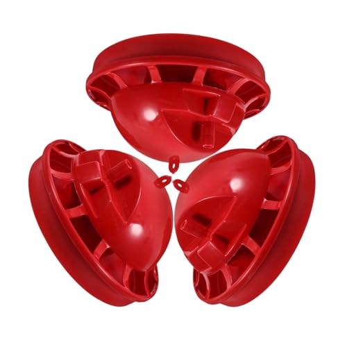 Mikikit 3 Stück Kükentrinker Hähnchen Trinkbecher Container Geflügeltränke Wasserautomat für Geflügel Automatische Tränke für Tauben Automatische Wassertränke für Geflügel Plastik rot Mikikit 3 Stück Kükentrinker Hähnchen Trinkbecher Container Geflügeltränke Wasserautomat für Geflügel Automatische Tränke für Tauben Automatische Wassertränke für Geflügel Plastik rot von Mikikit