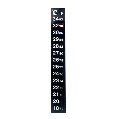 Mikikit 3 Stücke Aquarium Thermometer Selbstklebende Temperaturmessung für Fischbecken und Lange Thermometer Patches für Präzise Temperaturkontrolle Aquarien für Heimgebrauch Mikikit 3 Stücke Aquarium Thermometer Selbstklebende Temperaturmessung für Fischbecken und Lange Thermometer Patches für Präzise Temperaturkontrolle Aquarien für Heimgebrauch von Mikikit